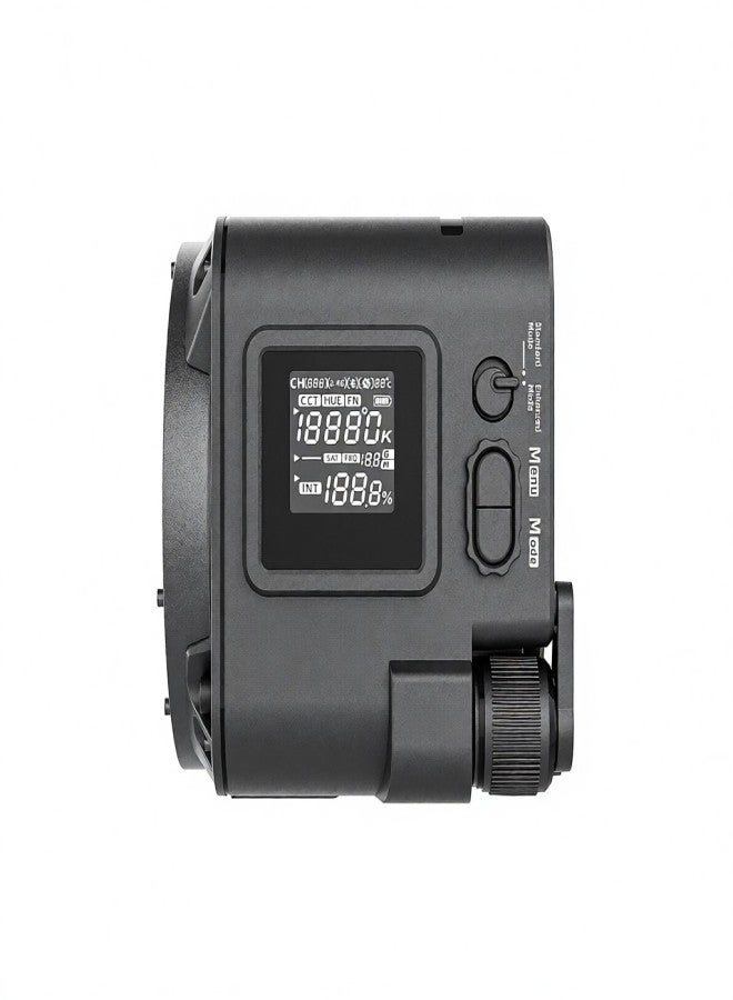 يونجنيو ضوء تصوير YONGNUO YNLUX100RGB ثنائي اللون بقوة 120 واط، ضوء فيديو RGB كامل الألوان، 2000 كلفن - 10000 كلفن، قابل للتعتيم، مؤشر تجسيد اللون ≥ 96، مع حامل Bowens القياسي، 30 تأثيرًا للمشهد الضوئي، نظام لاسلكي 2.4 جيجاهرتز، يدعم تقنية BT - Image 1